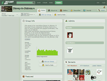 Tablet Screenshot of disney-in-distress.deviantart.com