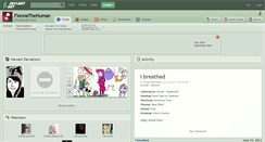 Desktop Screenshot of fionnathehuman.deviantart.com