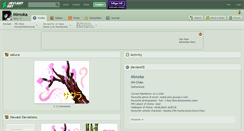 Desktop Screenshot of mimoka.deviantart.com