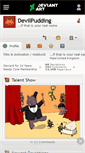 Mobile Screenshot of devilpudding.deviantart.com