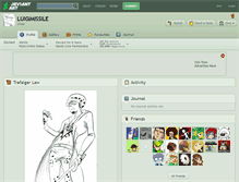 Tablet Screenshot of luigimissile.deviantart.com