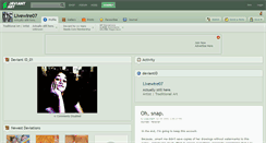 Desktop Screenshot of livewire07.deviantart.com