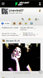 Mobile Screenshot of livewire07.deviantart.com