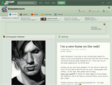 Tablet Screenshot of blossomcrown.deviantart.com