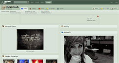 Desktop Screenshot of myrainclouds.deviantart.com