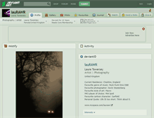 Tablet Screenshot of laurawr.deviantart.com