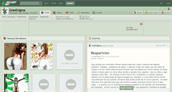 Desktop Screenshot of granenigma.deviantart.com