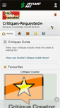 Mobile Screenshot of critiques-requested.deviantart.com