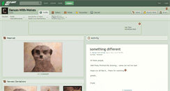 Desktop Screenshot of dances-with-wolves.deviantart.com