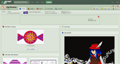 Desktop Screenshot of marsinsane.deviantart.com