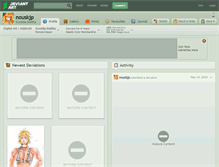Tablet Screenshot of nouskjp.deviantart.com
