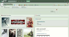 Desktop Screenshot of enterthemonkey.deviantart.com