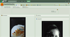Desktop Screenshot of exquisitedistraction.deviantart.com