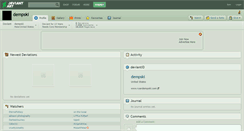 Desktop Screenshot of dempski.deviantart.com