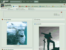 Tablet Screenshot of mystic86.deviantart.com