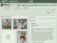 Tablet Screenshot of marynas.deviantart.com