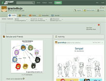 Tablet Screenshot of ignaciodibujo.deviantart.com