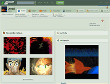 Tablet Screenshot of jredd.deviantart.com
