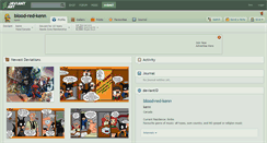 Desktop Screenshot of blood-red-kenn.deviantart.com