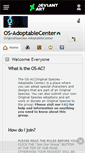 Mobile Screenshot of os-adoptablecenter.deviantart.com