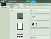 Tablet Screenshot of annemariaxvito-fc.deviantart.com