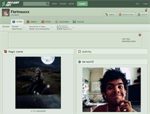 Tablet Screenshot of florinouxxx.deviantart.com