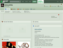 Tablet Screenshot of motocyklista.deviantart.com