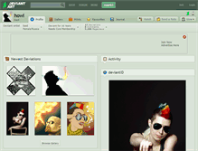 Tablet Screenshot of howl.deviantart.com