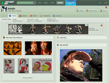 Tablet Screenshot of anniin.deviantart.com