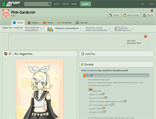 Tablet Screenshot of pink-gardevoir.deviantart.com