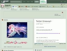 Tablet Screenshot of moon43.deviantart.com