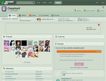 Tablet Screenshot of chouchoxx.deviantart.com