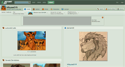 Desktop Screenshot of kitsune019.deviantart.com