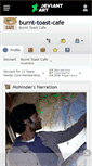 Mobile Screenshot of burnt-toast-cafe.deviantart.com