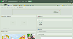 Desktop Screenshot of hygtf.deviantart.com