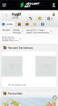 Mobile Screenshot of hygtf.deviantart.com