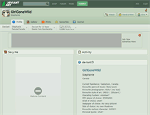 Tablet Screenshot of girlgonewild.deviantart.com