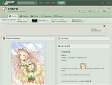 Tablet Screenshot of chloerdi.deviantart.com