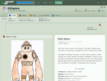 Tablet Screenshot of kidsapiens.deviantart.com