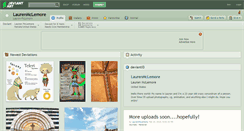 Desktop Screenshot of laurenmclemore.deviantart.com
