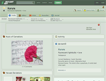 Tablet Screenshot of kurura.deviantart.com