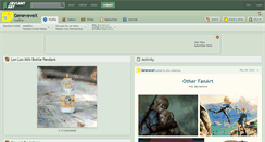 Desktop Screenshot of genevevex.deviantart.com