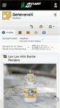 Mobile Screenshot of genevevex.deviantart.com