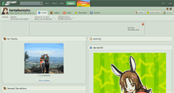 Desktop Screenshot of hentaibunnyinc.deviantart.com