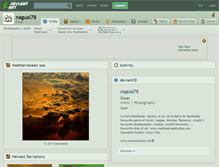 Tablet Screenshot of nagual78.deviantart.com