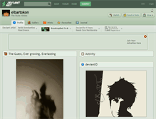 Tablet Screenshot of elbartokon.deviantart.com