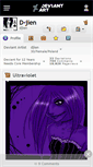 Mobile Screenshot of d-jien.deviantart.com
