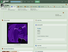 Tablet Screenshot of d-jien.deviantart.com