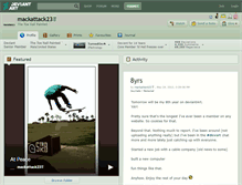 Tablet Screenshot of mackattack23.deviantart.com