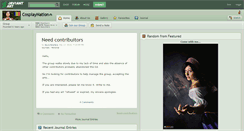 Desktop Screenshot of cosplaynation.deviantart.com